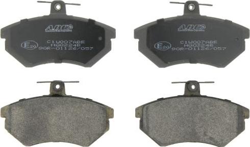 ABE C1W007ABE - Brake Pad Set, disc brake car-mod.net