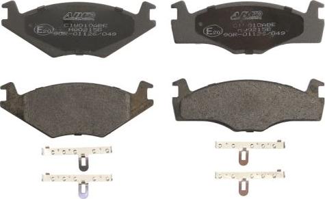 ABE C1W010ABE - Brake Pad Set, disc brake car-mod.net