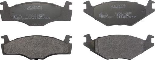 ABE C1W011ABE - Brake Pad Set, disc brake car-mod.net
