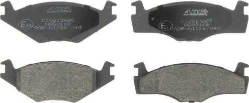 ABE C1W013ABE - Brake Pad Set, disc brake car-mod.net