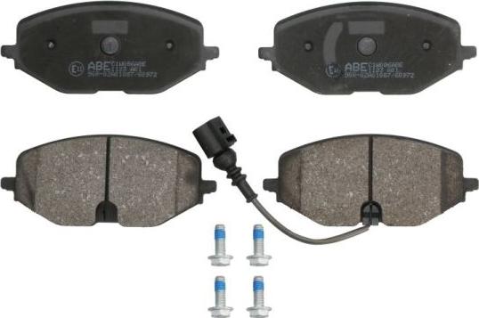 ABE C1W086ABE - Brake Pad Set, disc brake car-mod.net