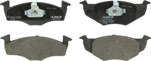 ABE C1W034ABE - Brake Pad Set, disc brake car-mod.net