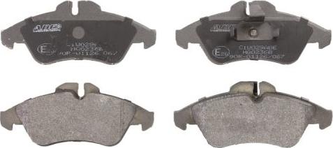 ABE C1W029ABE - Brake Pad Set, disc brake car-mod.net