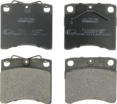 ABE C1W022ABE - Brake Pad Set, disc brake car-mod.net