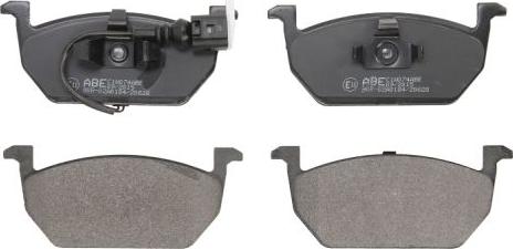 ABE C1W074ABE - Brake Pad Set, disc brake car-mod.net