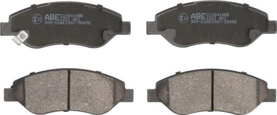 ABE C1X041ABE - Brake Pad Set, disc brake car-mod.net