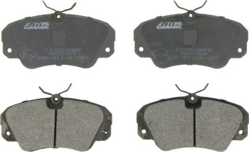 ABE C1X003ABE - Brake Pad Set, disc brake car-mod.net