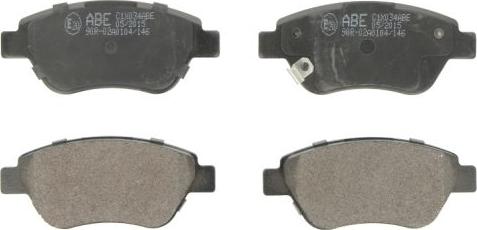 ABE C1X034ABE - Brake Pad Set, disc brake car-mod.net