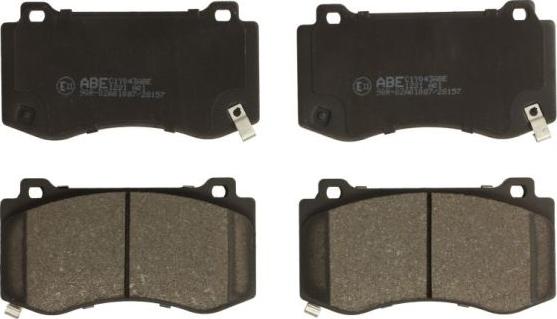 ABE C1Y043ABE - Brake Pad Set, disc brake car-mod.net