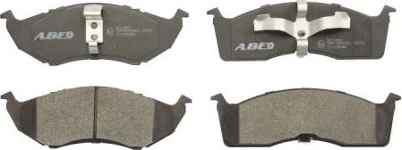 ABE C1Y008ABE - Brake Pad Set, disc brake car-mod.net