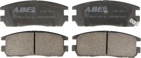 ABE C29001ABE - Brake Pad Set, disc brake car-mod.net