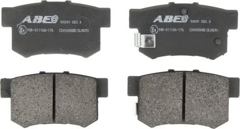 ABE C24005ABE - Brake Pad Set, disc brake car-mod.net