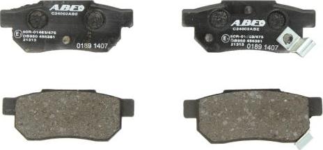 ABE C24002ABE - Brake Pad Set, disc brake car-mod.net