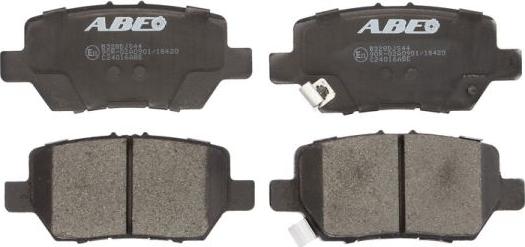 ABE C24016ABE - Brake Pad Set, disc brake car-mod.net
