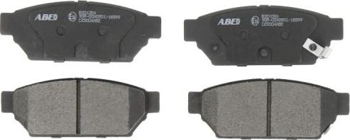 ABE C25004ABE - Brake Pad Set, disc brake car-mod.net