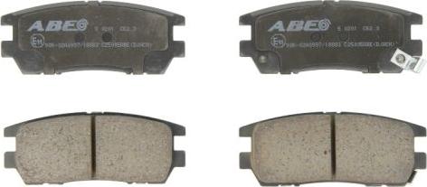 ABE C25005ABE - Brake Pad Set, disc brake car-mod.net