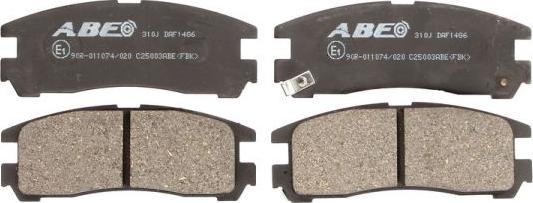 ABE C25003ABE - Brake Pad Set, disc brake car-mod.net
