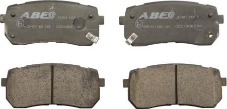 ABE C20310ABE - Brake Pad Set, disc brake car-mod.net