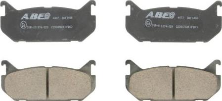 ABE C23007ABE - Brake Pad Set, disc brake car-mod.net