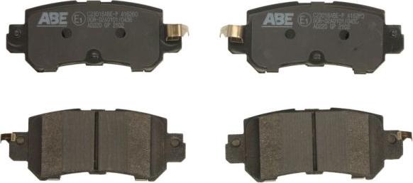 ABE C23018ABE-P - Brake Pad Set, disc brake car-mod.net