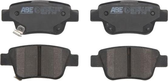ABE C22031ABE-P - Brake Pad Set, disc brake car-mod.net