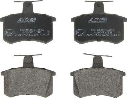 ABE C2A000ABE - Brake Pad Set, disc brake car-mod.net