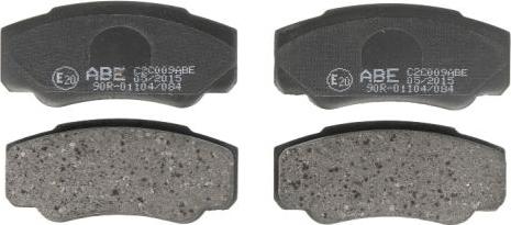ABE C2C009ABE - Brake Pad Set, disc brake car-mod.net