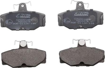 ABE C2G001ABE - Brake Pad Set, disc brake car-mod.net