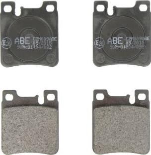 ABE C2M009ABE - Brake Pad Set, disc brake car-mod.net