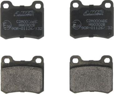 ABE C2M000ABE - Brake Pad Set, disc brake car-mod.net