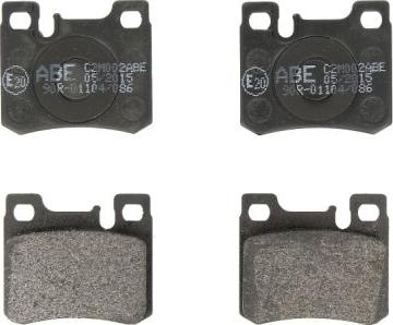 ABE C2M002ABE - Brake Pad Set, disc brake car-mod.net
