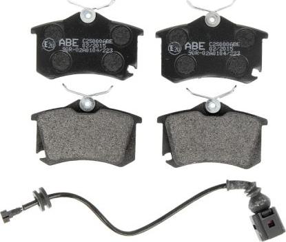 ABE C2S000ABE - Brake Pad Set, disc brake car-mod.net