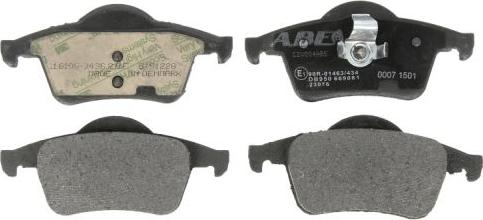 ABE C2V004ABE - Brake Pad Set, disc brake car-mod.net