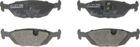 ABE C2V000ABE - Brake Pad Set, disc brake car-mod.net