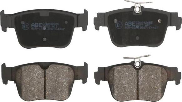 ABE C2W042ABE - Brake Pad Set, disc brake car-mod.net