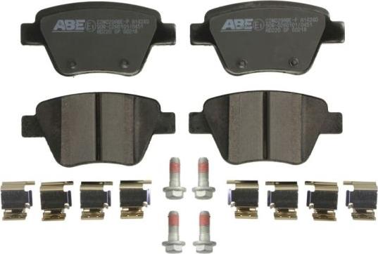 ABE C2W029ABE-P - Brake Pad Set, disc brake car-mod.net