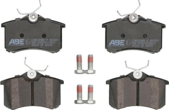 ABE C2W028ABE-P - Brake Pad Set, disc brake car-mod.net
