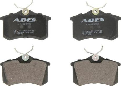 ABE C2W028ABE - Brake Pad Set, disc brake car-mod.net