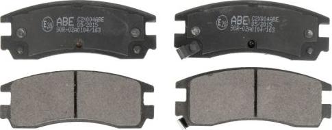ABE C2X004ABE - Brake Pad Set, disc brake car-mod.net