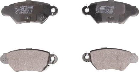 ABE C2X006ABE - Brake Pad Set, disc brake car-mod.net