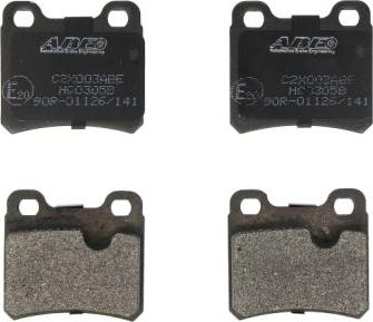ABE C2X003ABE - Brake Pad Set, disc brake car-mod.net