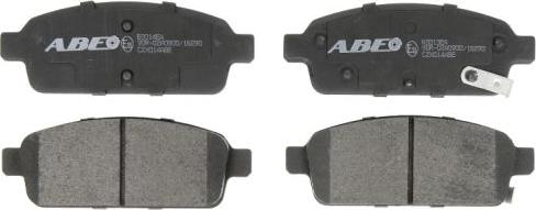 ABE C2X014ABE - Brake Pad Set, disc brake car-mod.net