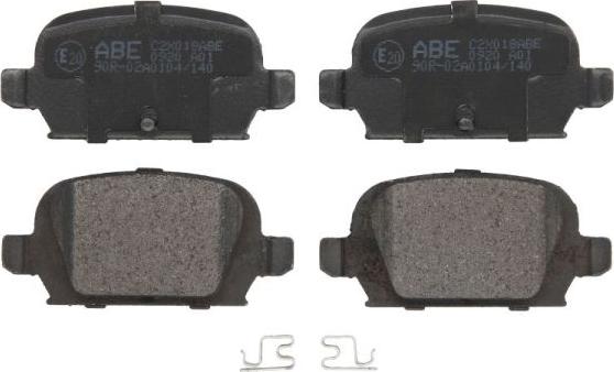 ABE C2X018ABE - Brake Pad Set, disc brake car-mod.net