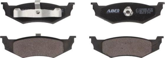 ABE C2Y000ABE - Brake Pad Set, disc brake car-mod.net