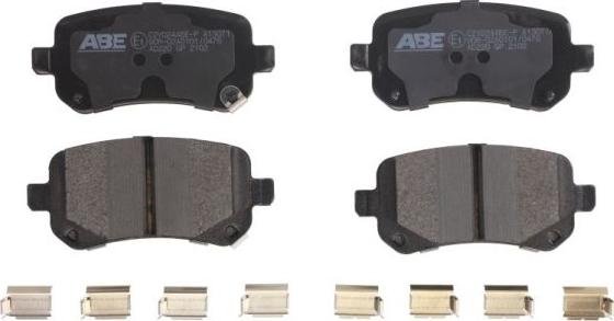 ABE C2Y024ABE-P - Brake Pad Set, disc brake car-mod.net