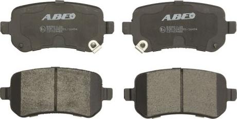 ABE C2Y024ABE - Brake Pad Set, disc brake car-mod.net