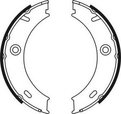 ABE CRM003ABE - Brake Shoe Set, parking brake car-mod.net
