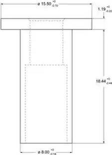 ABEX 93059 - Rivet, drum brake lining car-mod.net
