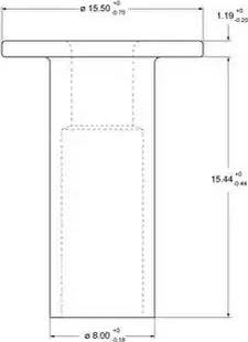 ABEX 93058 - Rivet, drum brake lining car-mod.net