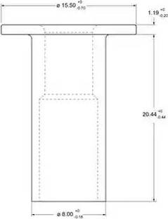 ABEX 93060 - Rivet, drum brake lining car-mod.net